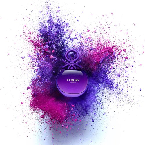 Set para dama&#44; Benetton Colors collector Purple&#44; EDT 80ML &#43; bodylotion 75ML