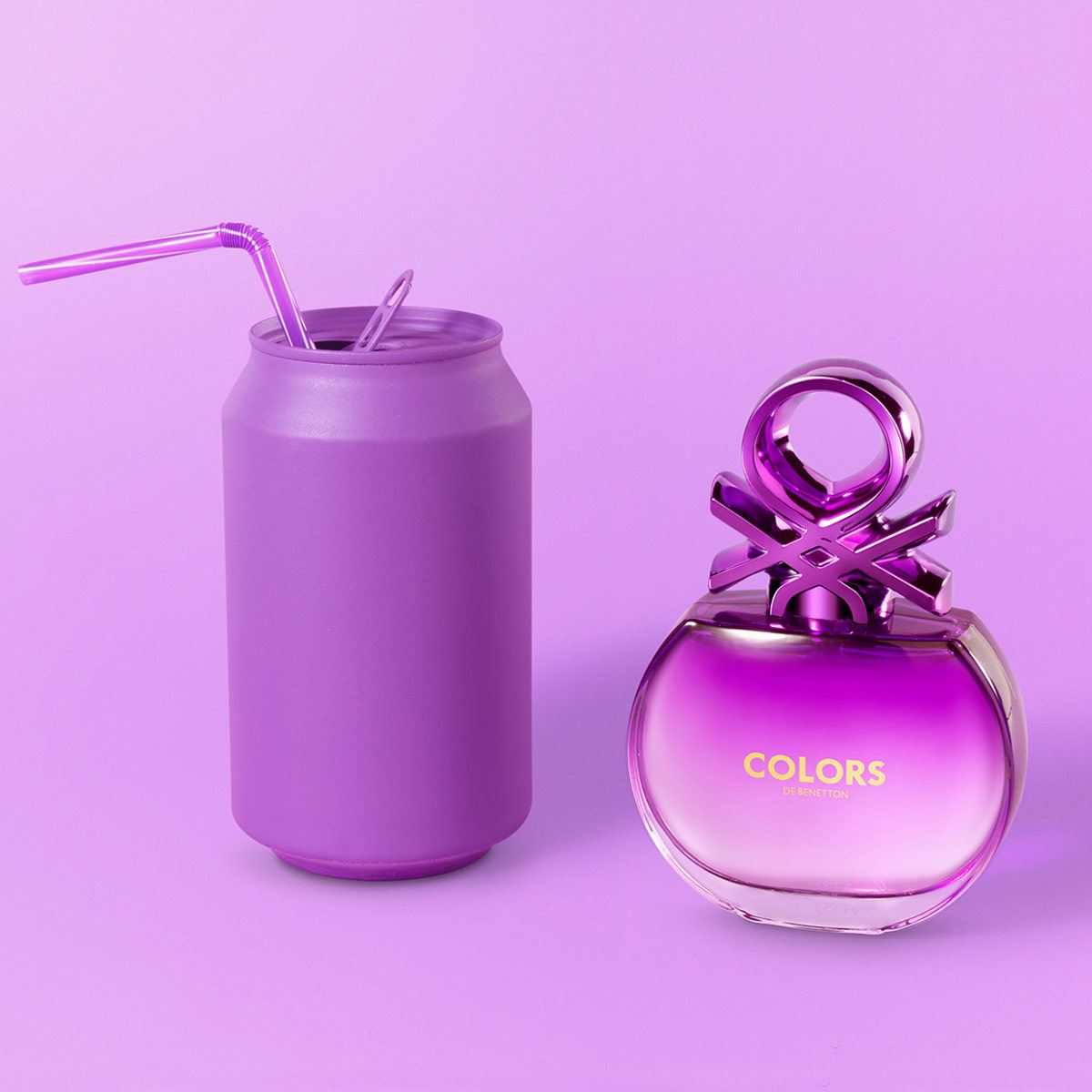 Benetton Colors Purple On-The-Go EDT 30ML Perfume Para Dama