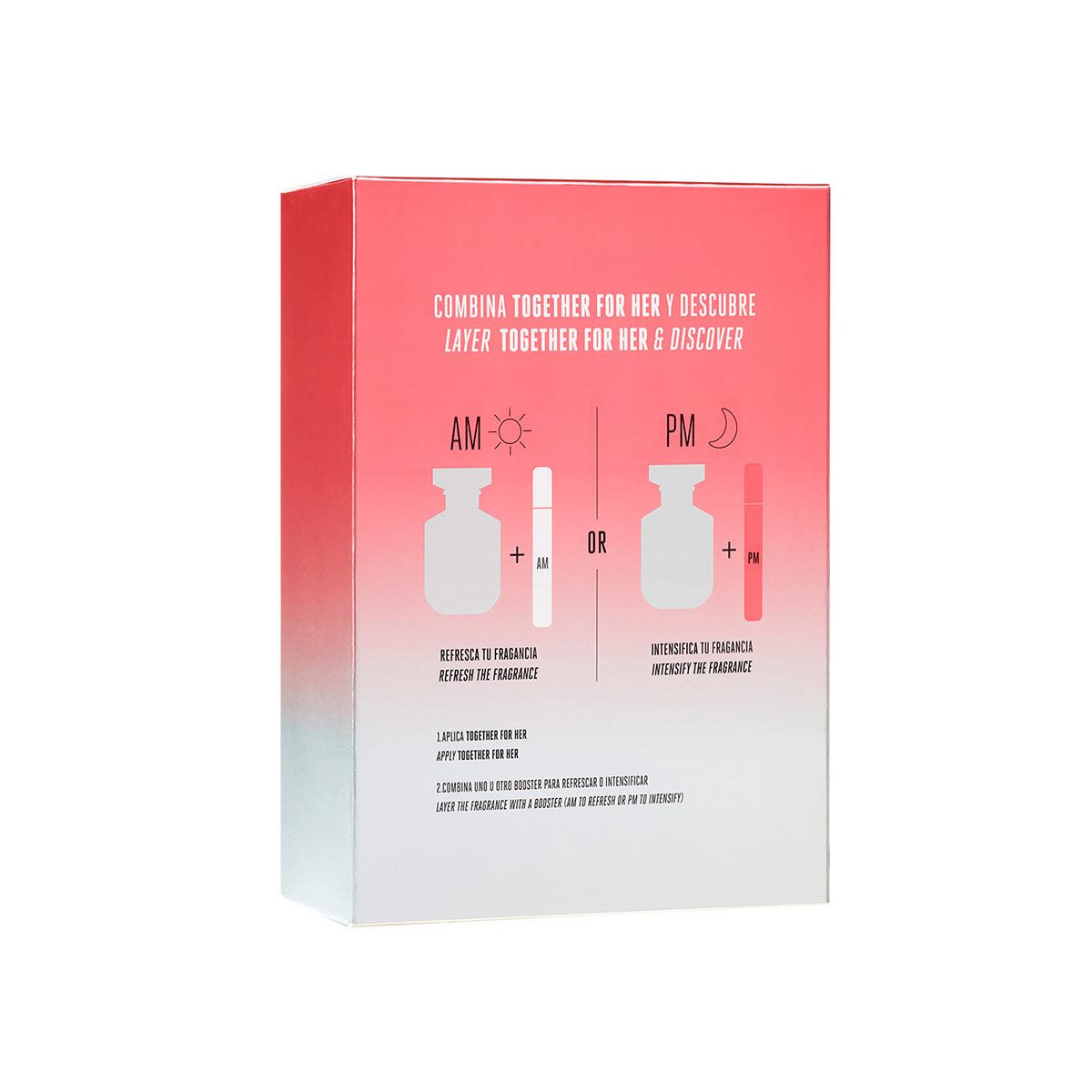 Fragancia para dama, Benetton, United Dreams Together for her, EDT 80 ML + 2 boosters 10ML