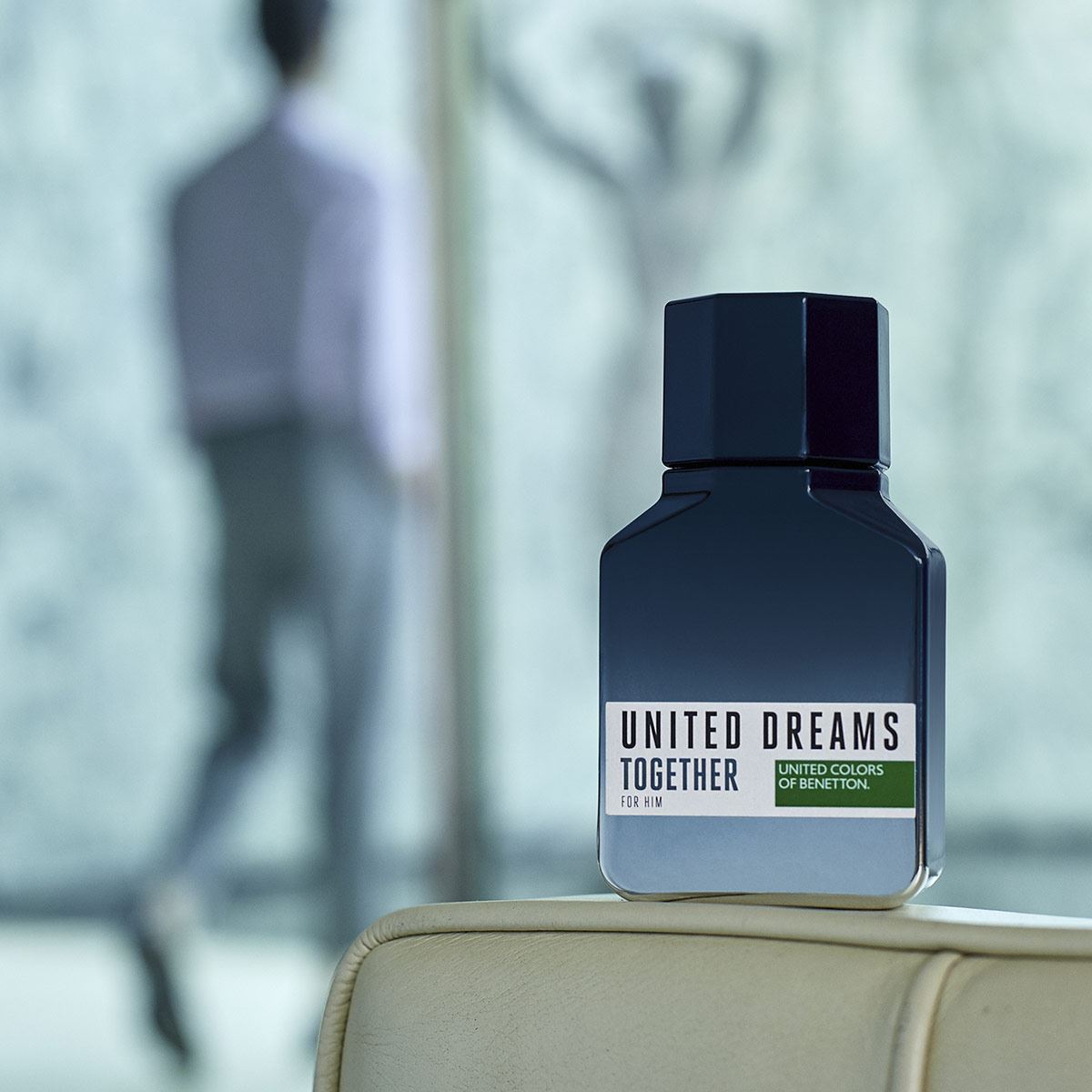 Fragancia para caballero, Benetton, United Dreams Together for him, EDT 80 ML + 2 boosters 10ML