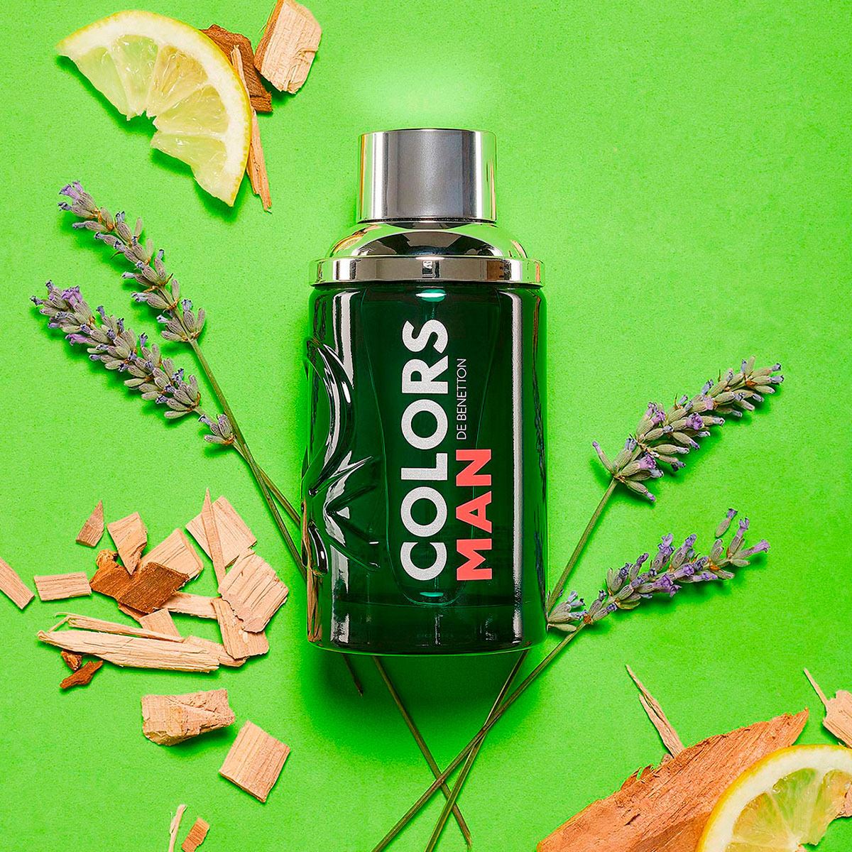 Set para Caballero Benetton Colors Green EDT 100ML + Desodorante 150ML