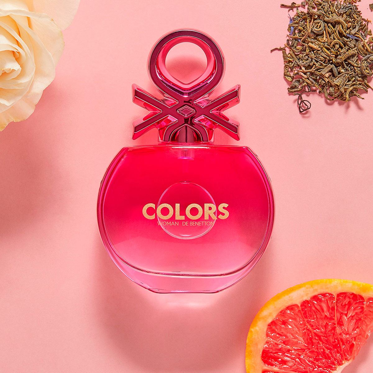 Fragancia Para Dama Set Benetton Colors Pink, EDT 80ML + Desodorante 150ML
