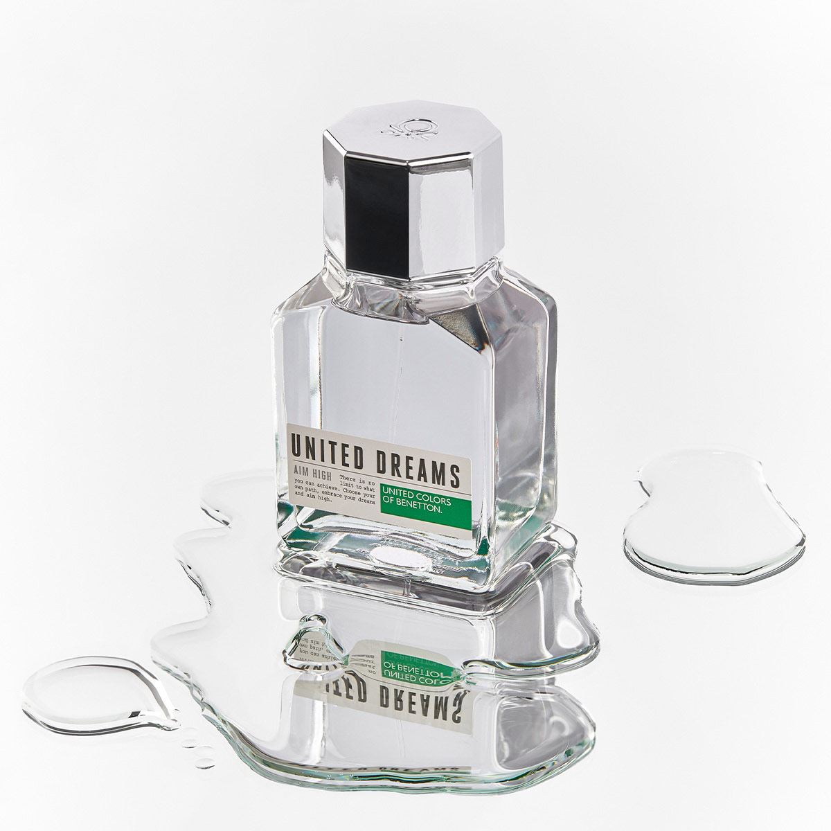 Benetton United Dreams Aim High Set para Caballero Fragancia EDT 100ml + Desodorante 150ml + After Shave 75ml + Vial 10ml