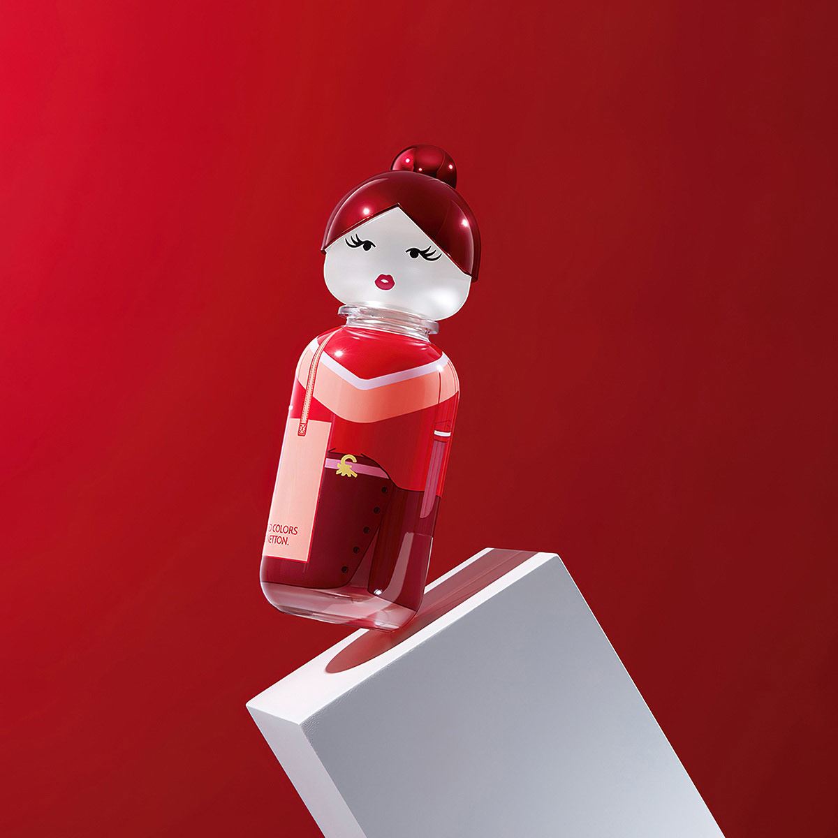 Set para Mujer Benetton Sisterland Red Rose Fragancia EDT 80ml + Body Lotion 75ml