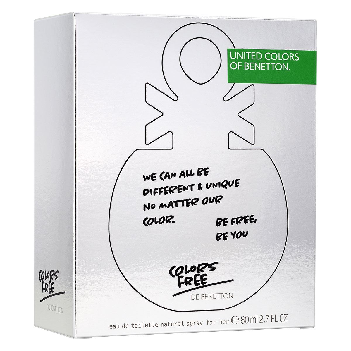 Perfume para Mujer Benetton Colors Free Eau de Toilette 80ml