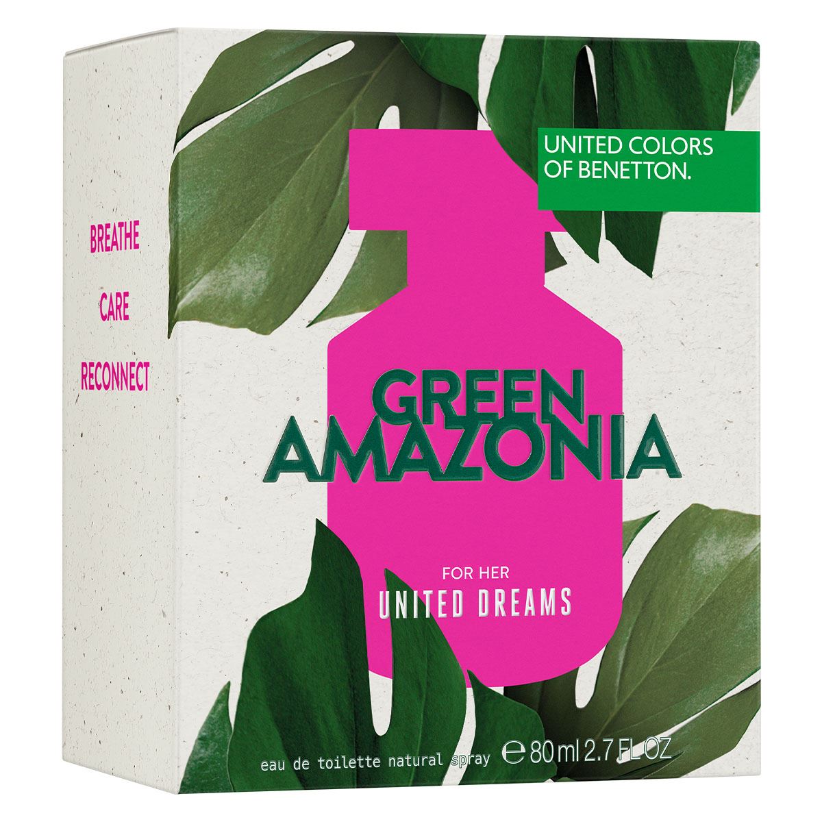 Fragancia para Mujer Benetton United Dreams Green Amazonia Eau de Toilette 80ml