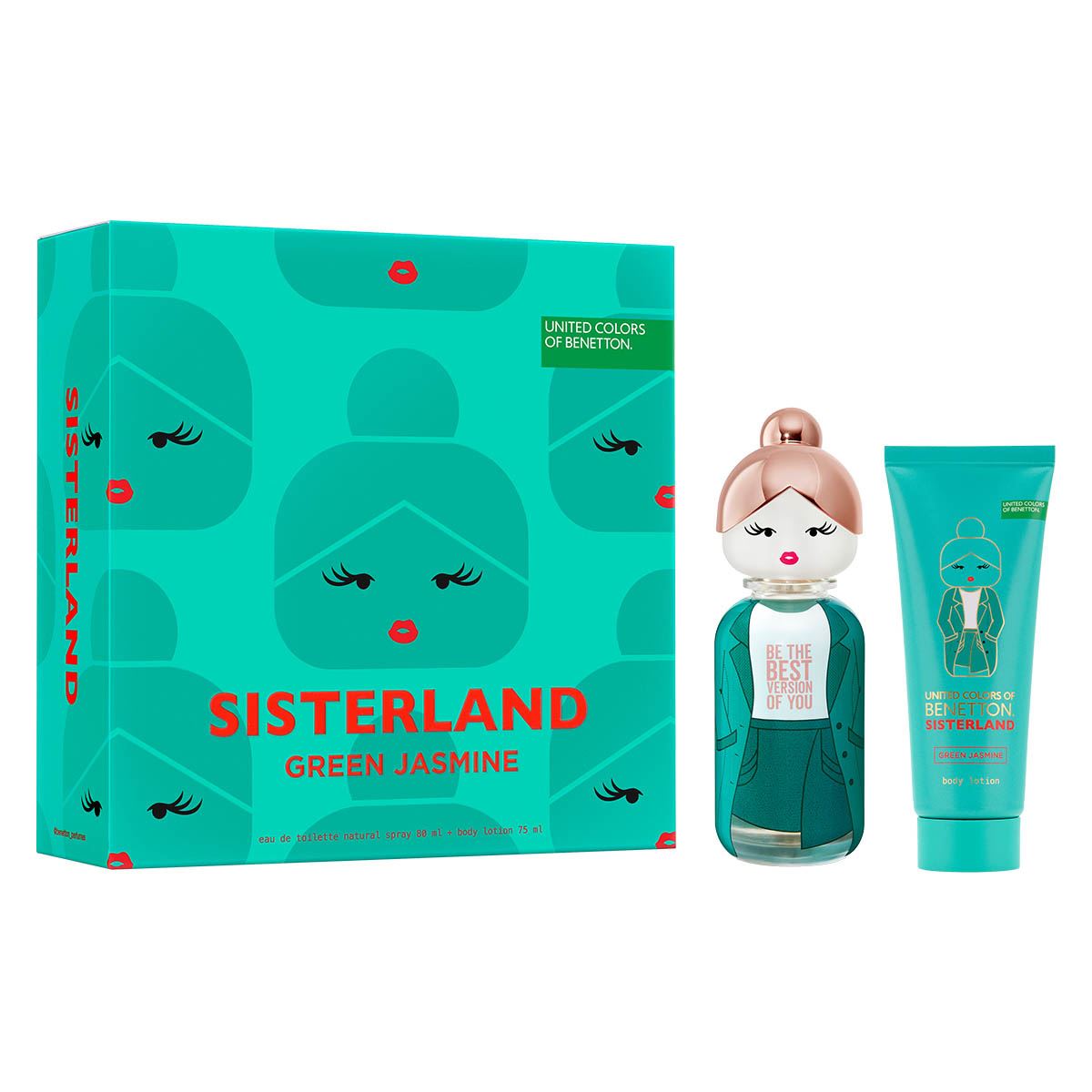 Set para Mujer Benetton Sisterland Green Jasmine