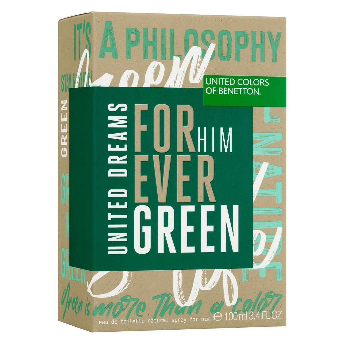 Perfume para Hombre Benetton United Dreams Forever Green Eau de Toilette 100ml