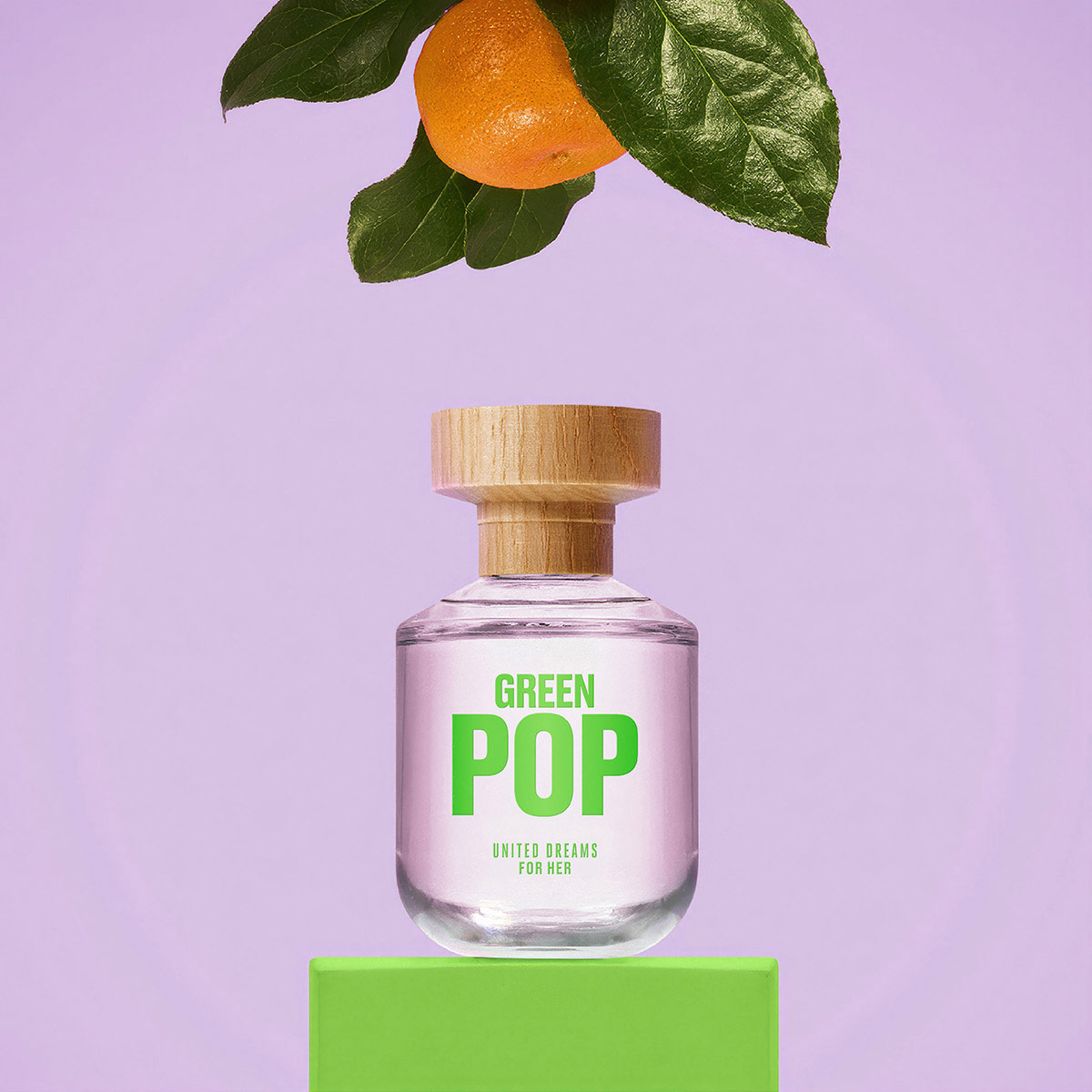 Fragancia Benetton United Dreams Green Pop For Her Eau de Toilette 80 ml para Dama