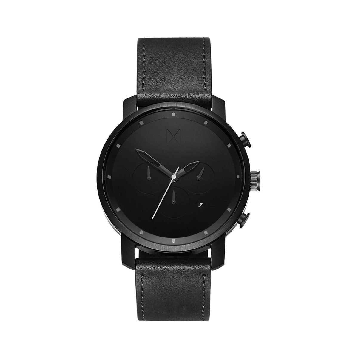 Reloj MVMT Chrono Negro c/ Piel Para Caballero