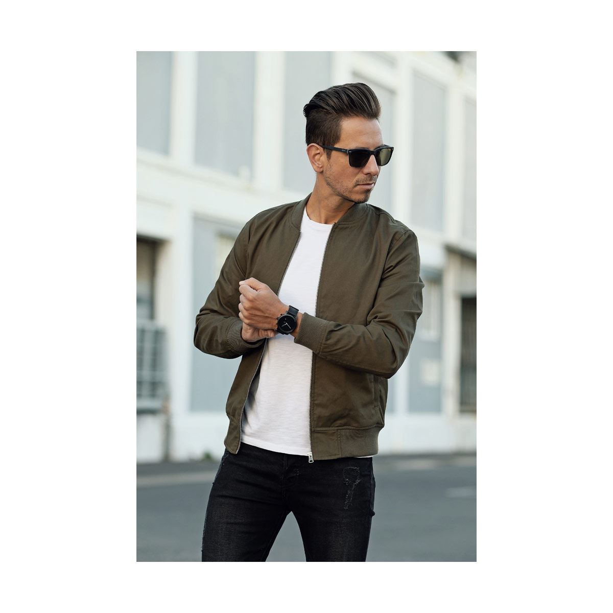 Reloj MVMT Chrono Negro c/ Piel Para Caballero