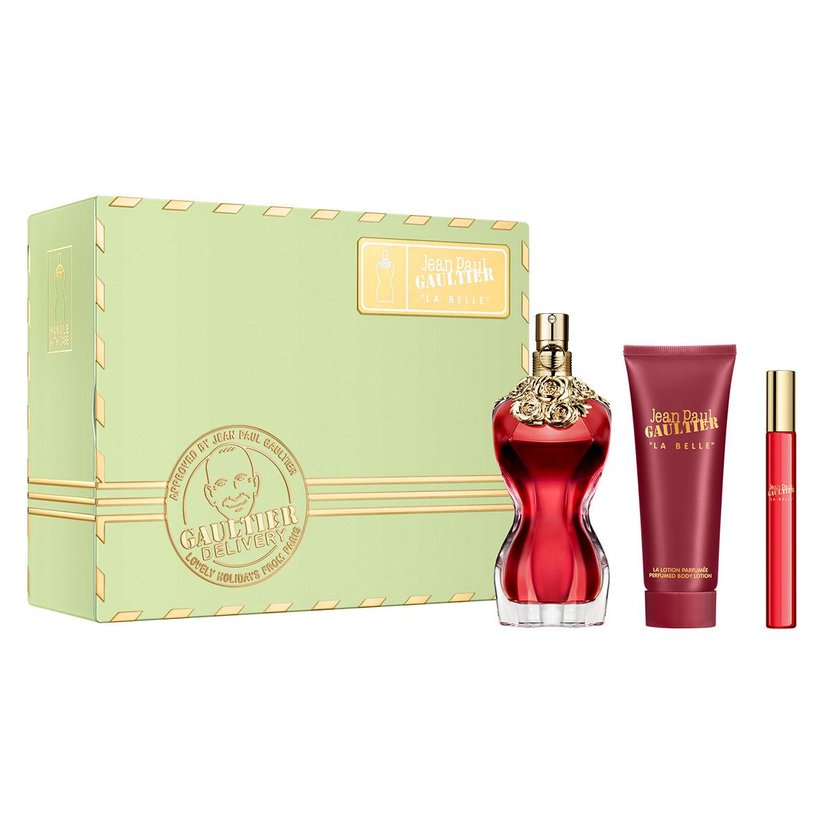 Jean Paul Gaultier La Belle Set para Dama EDP 100ml + Body Lotion 75ml + Mini