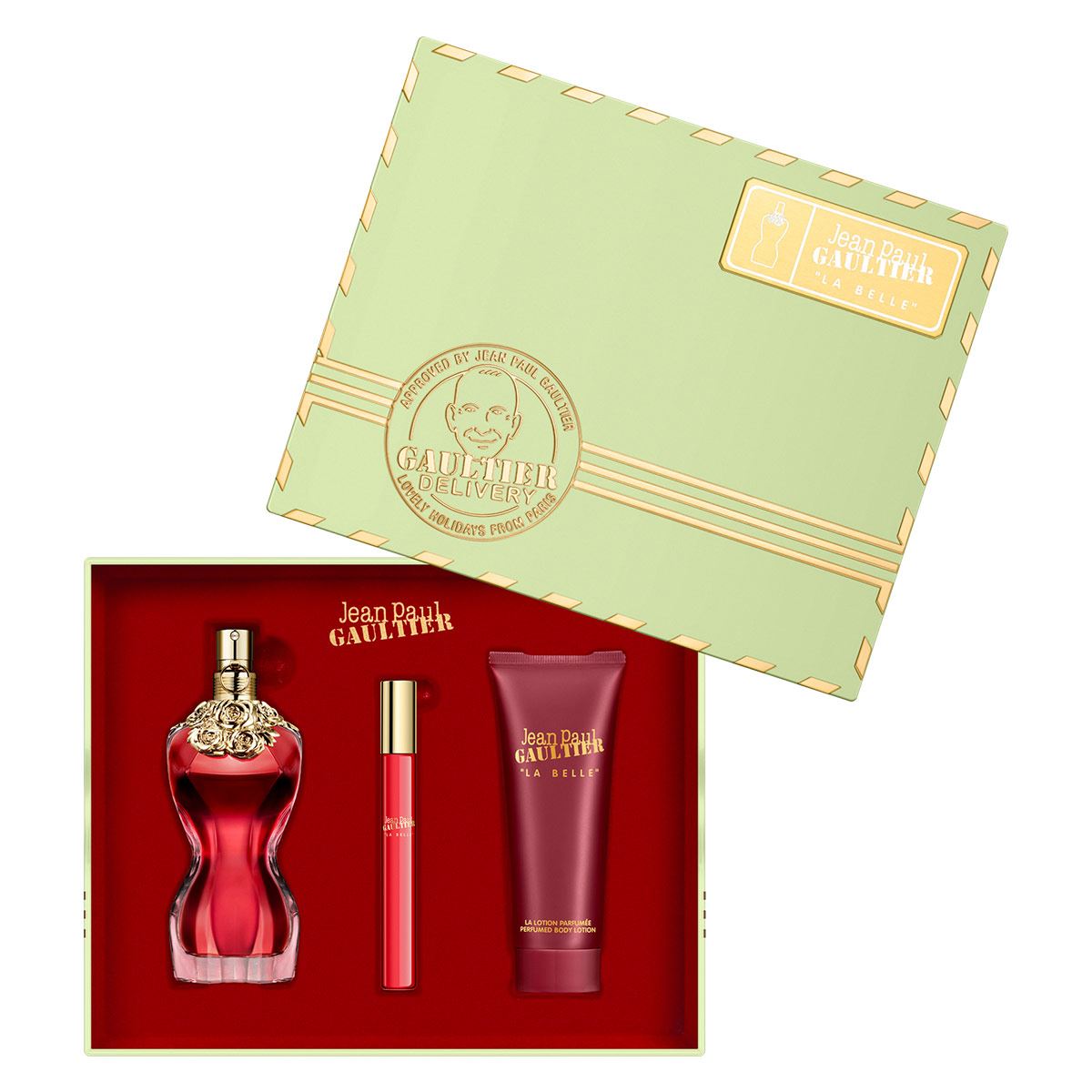 Jean Paul Gaultier La Belle Set para Dama EDP 100ml + Body Lotion 75ml + Mini