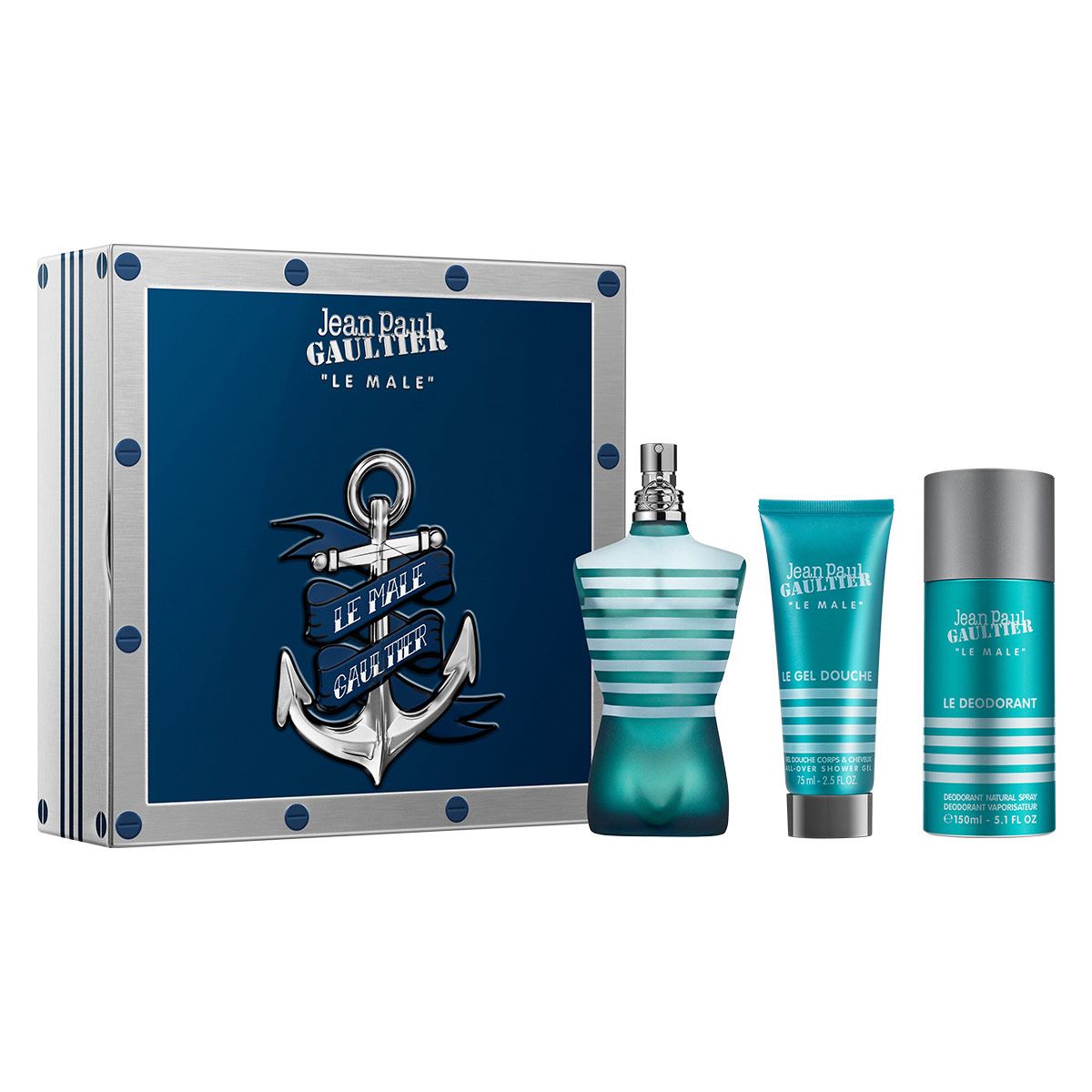 Jean Paul Gaultier Le Male Set Para Caballero Pefume EDT 125ML