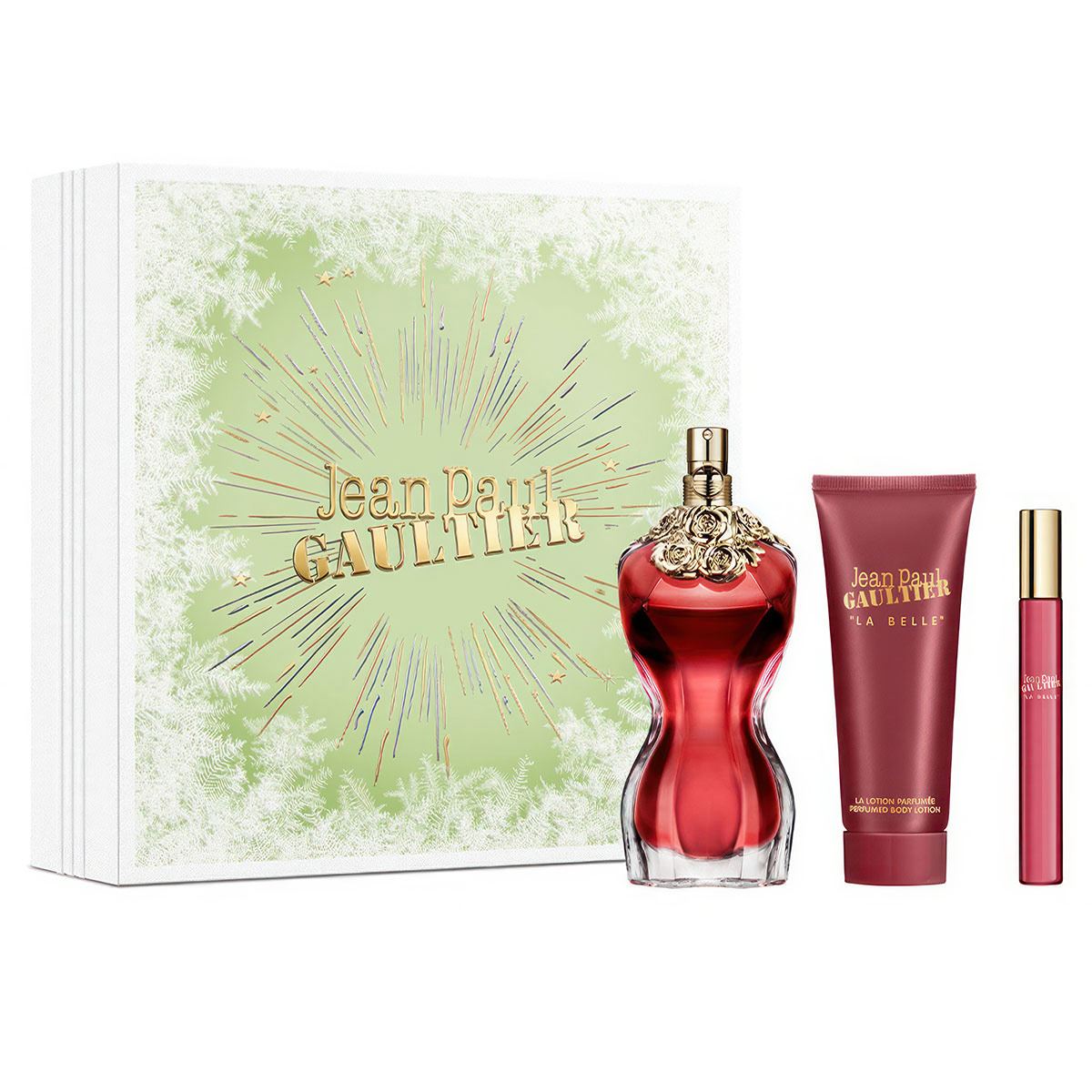 Set para Mujer Jean Paul Gaultier La Belle EDP 100ml + Body Lotion 75ml + EDP 10ml