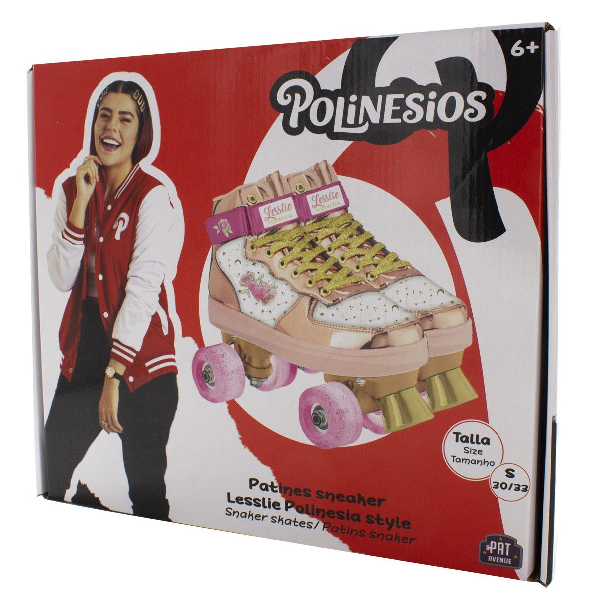 Los Polinesios Patines Sneakers Lesslie 36 - Nuevo Diseño