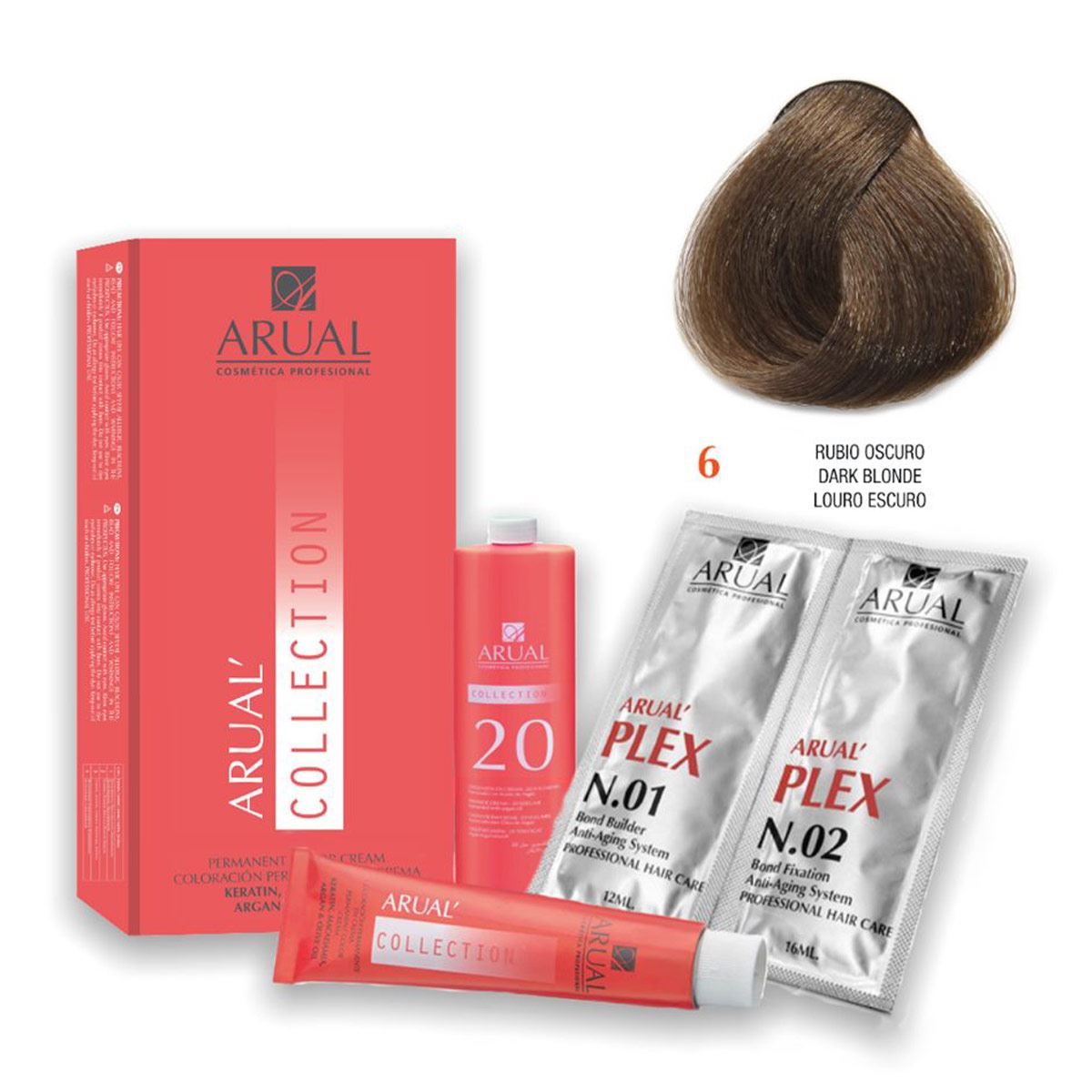 ARUAL Tinte # 6 Rubio Oscuro