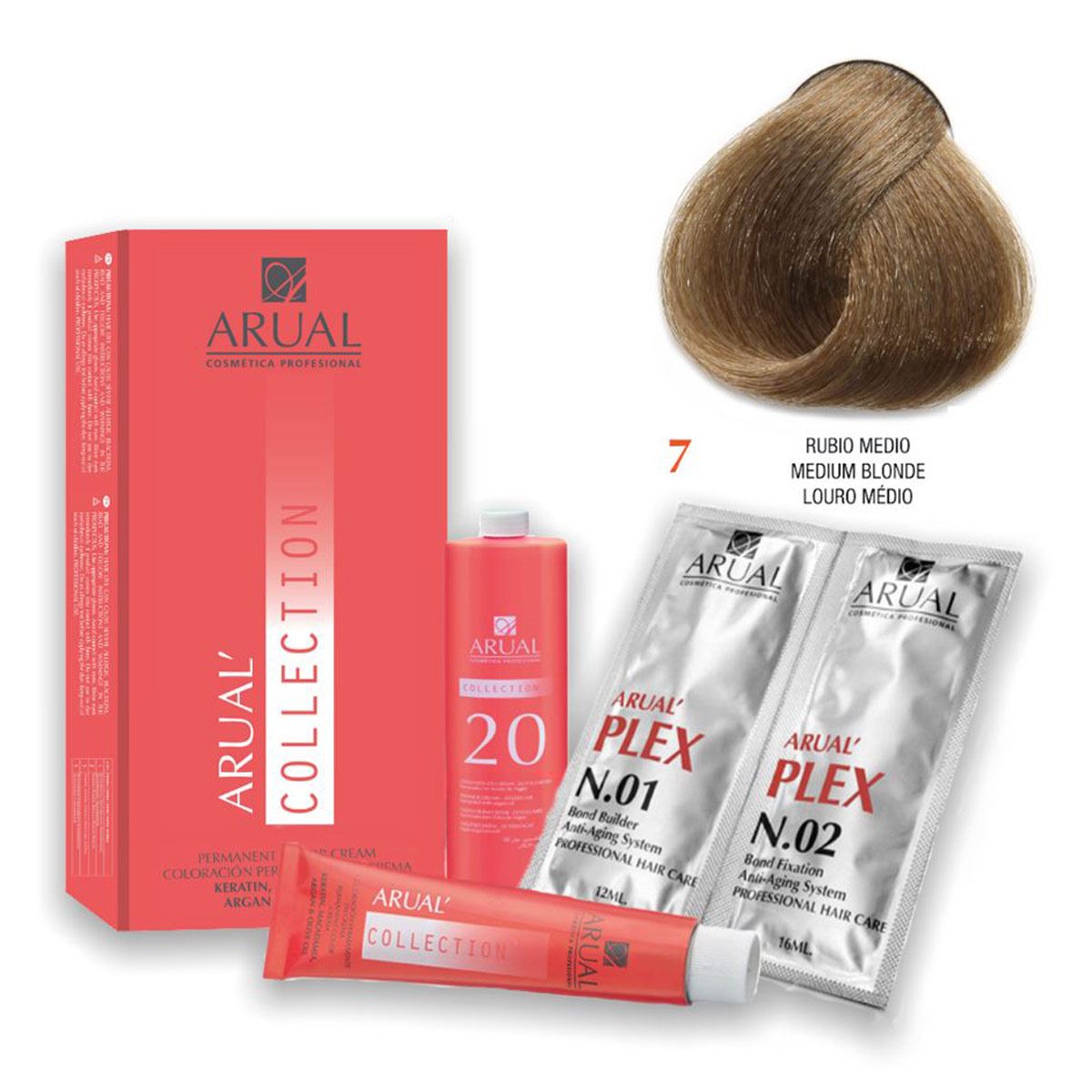 ARUAL Tinte # 7 Rubio Medio