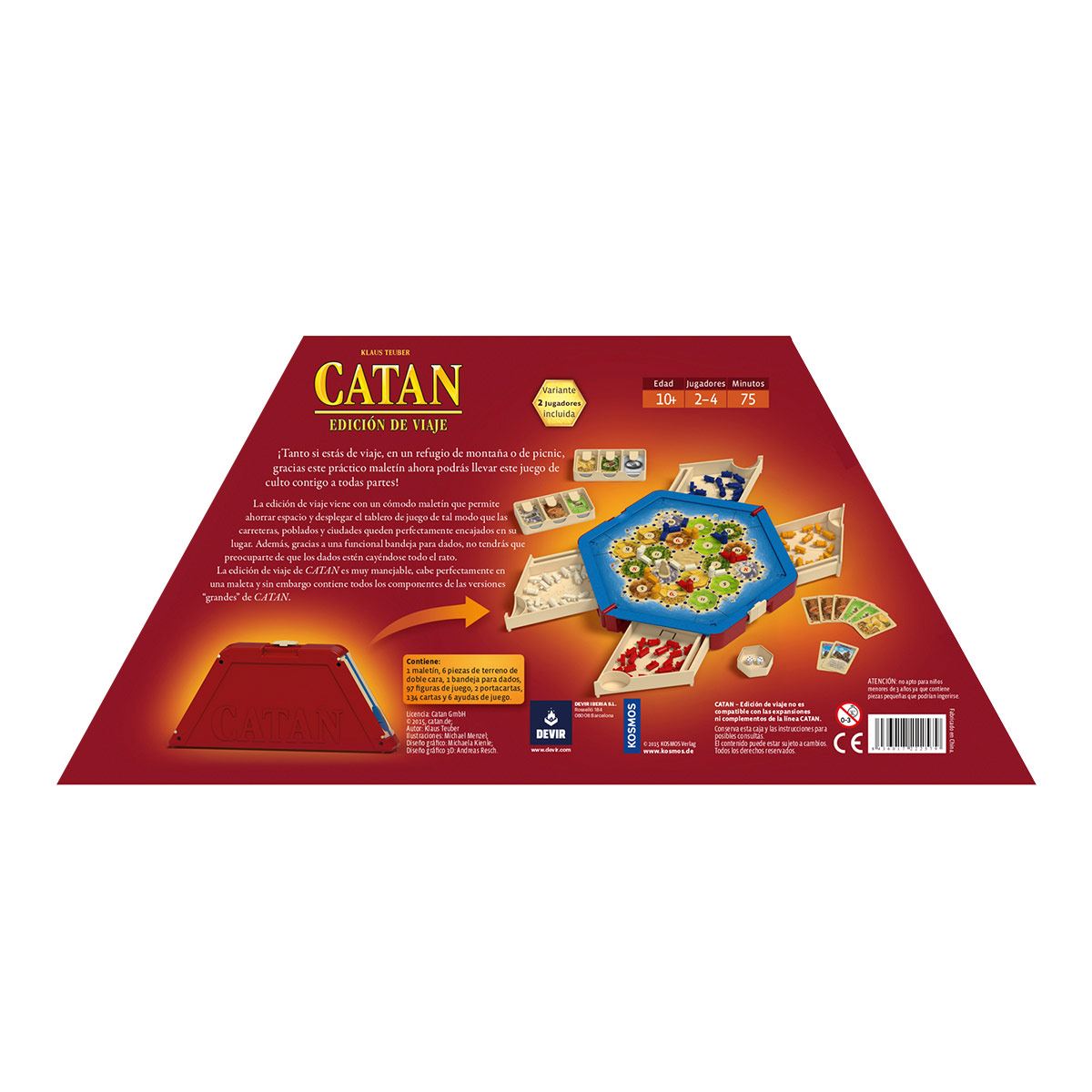 Juego de Mesa Catan Edición de Viaje