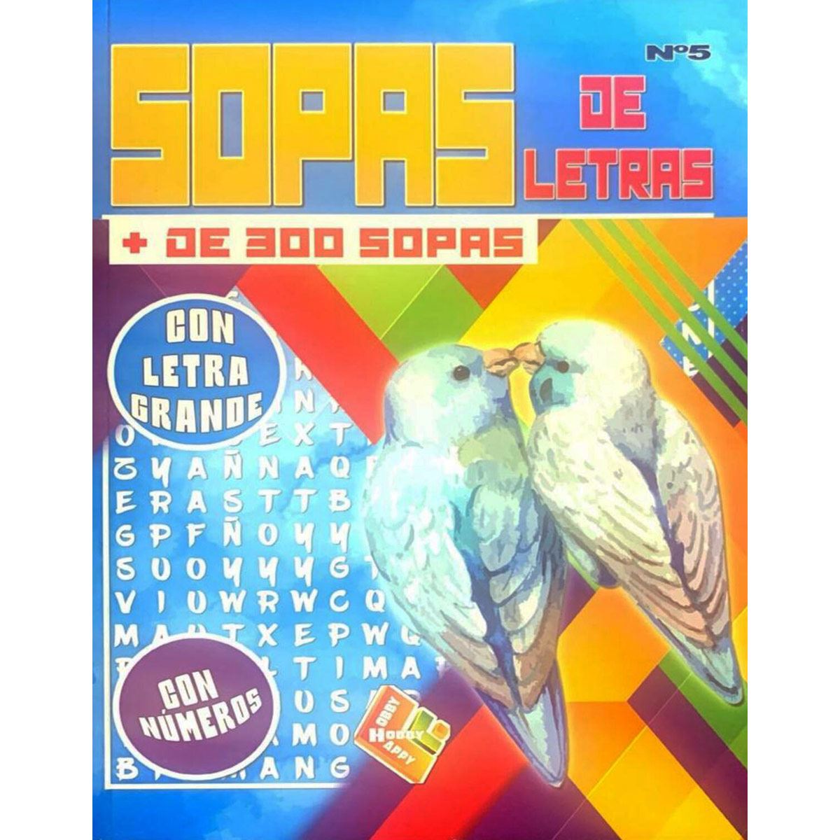 Sopas de letras+ de 300 sopas ( Hobby Happy)