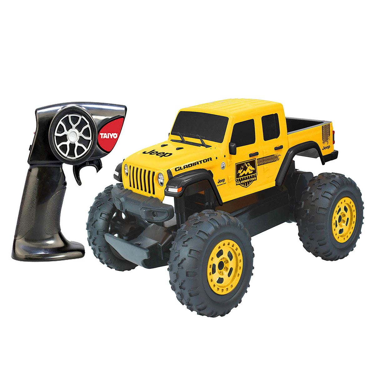 Vehículo control remoto Jeep Gladiador Amarillo