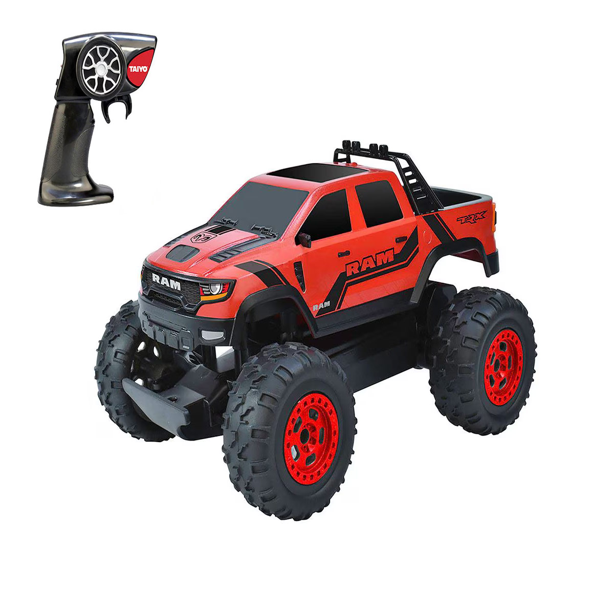 Vehículo de Control Remoto Jeep Wrangler Rubicon Color Rojo TOY SHOCK