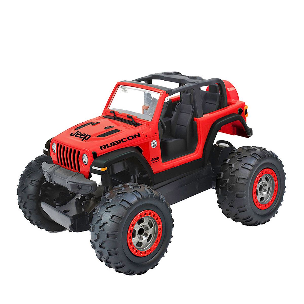Vehículo de Control Remoto Jeep Wrangler Rubicon Color Rojo TOY SHOCK