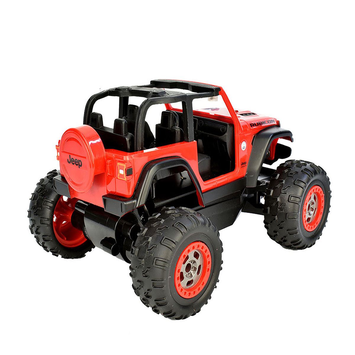 Vehículo de Control Remoto Jeep Wrangler Rubicon Color Rojo TOY SHOCK