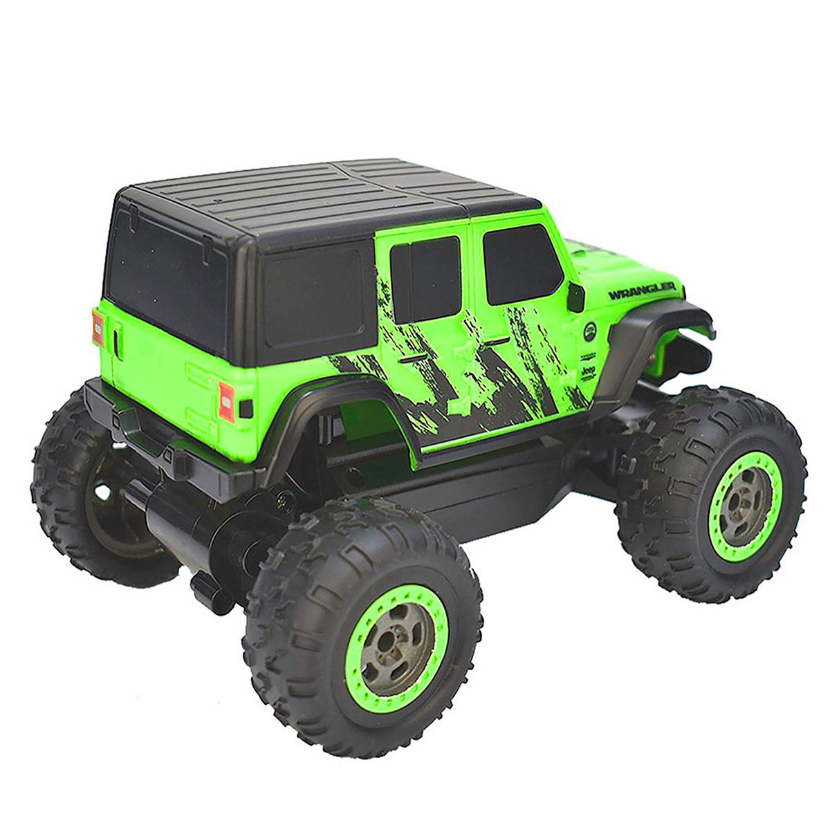 Vehículo control remoto Jeep Wrgler Sahara Ilimitado Verde