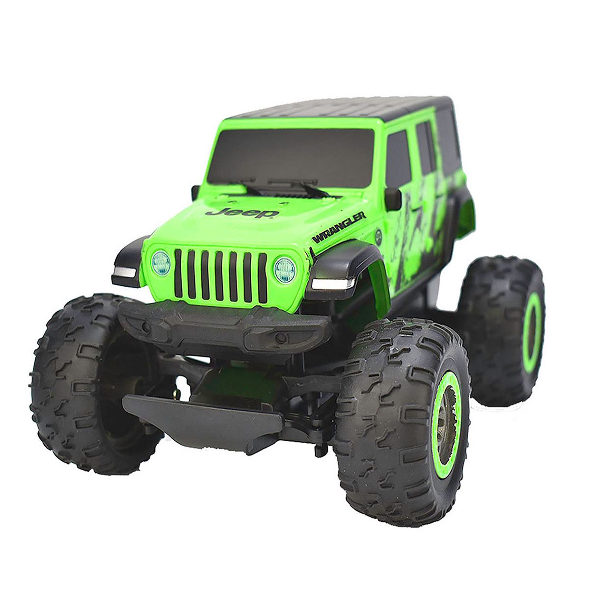 Vehículo control remoto Jeep Wrgler Sahara Ilimitado Verde