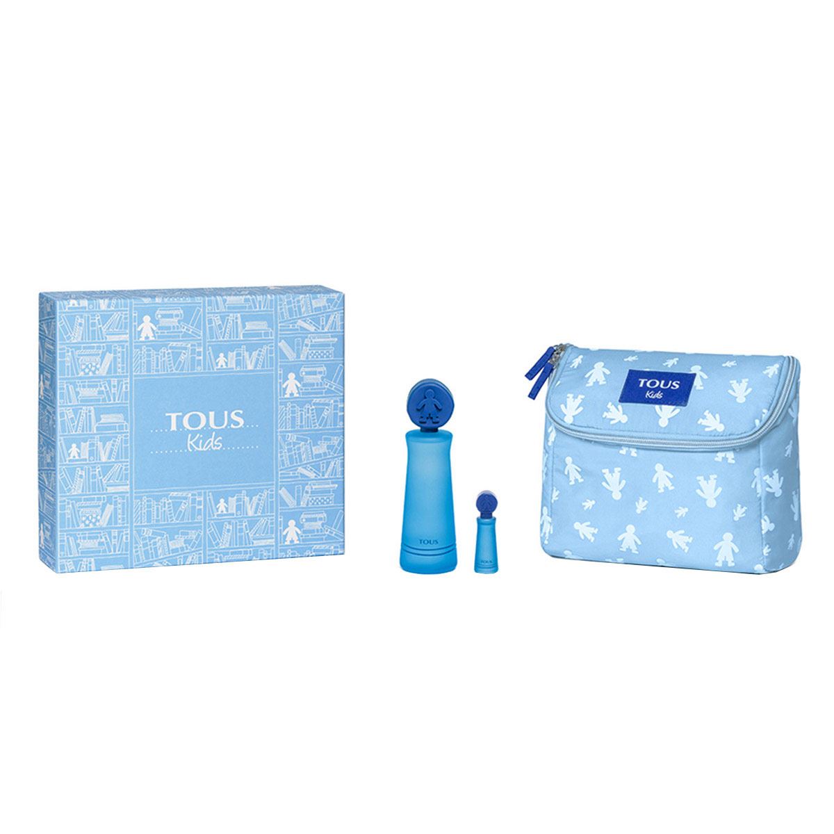 TOUS KIDS Boy Library Set (EdT Vapo 100ml + Vanity Case + Miniature)