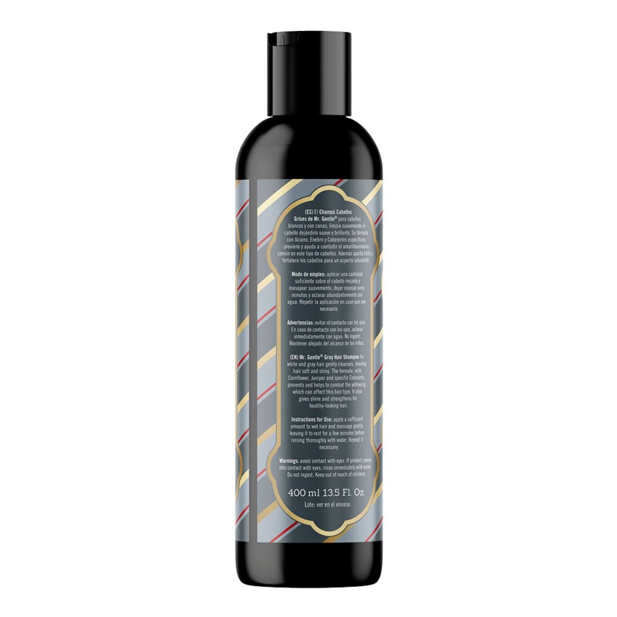 Shampoo Para  Cabellos Grises MR GENTLE 400ml