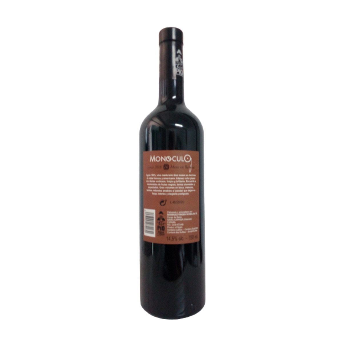 VINO TINTO MONOCULO 2018 750 ML