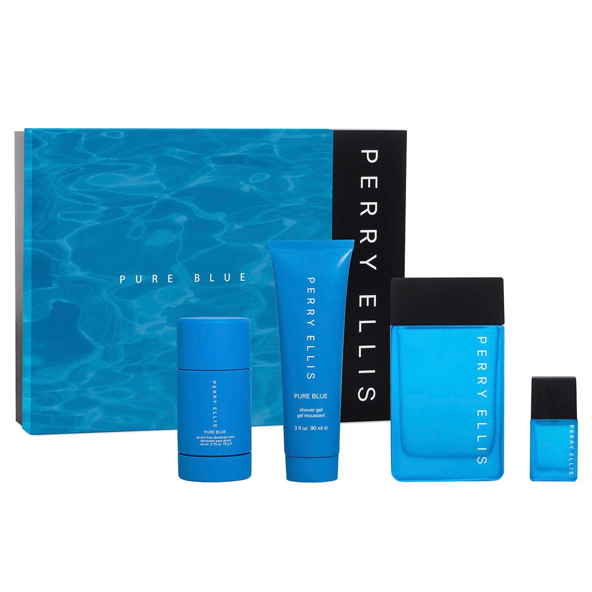 Estuche Fragancia para Hombre Perry Ellis Pure Blue EDT