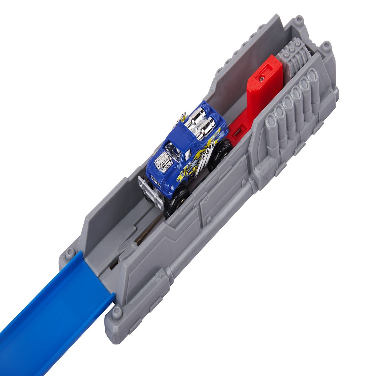 Set Pista de Carreras Metal Machines Circuito 360° y Rampa Acrobática de Zuru