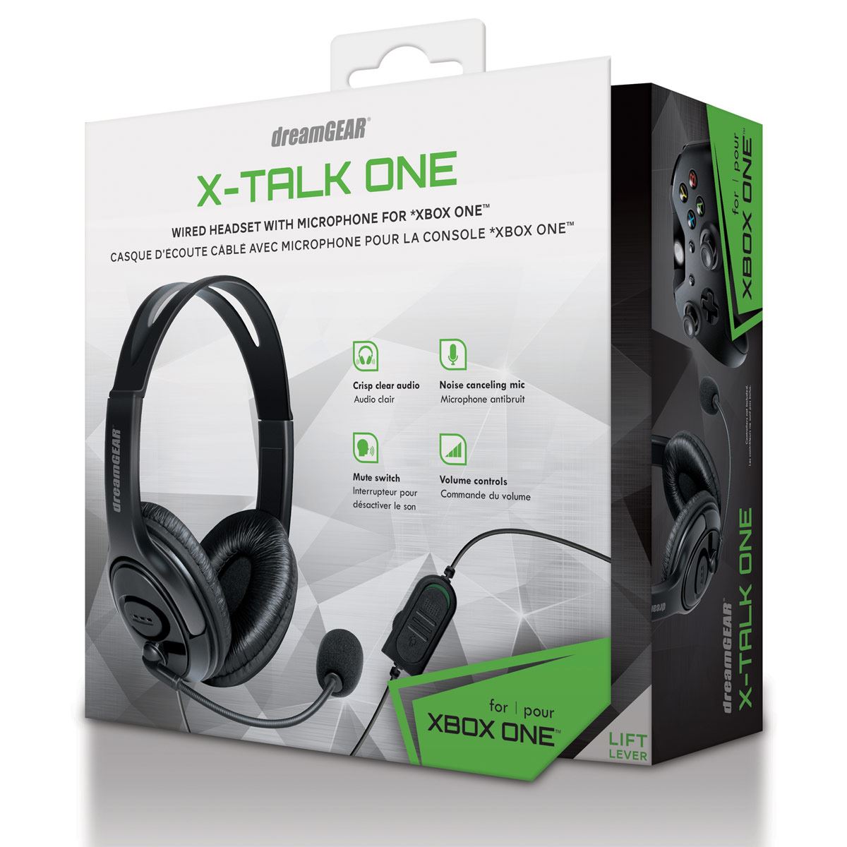 Diadema DreamGear Xbox One c/ Micrófono Negra