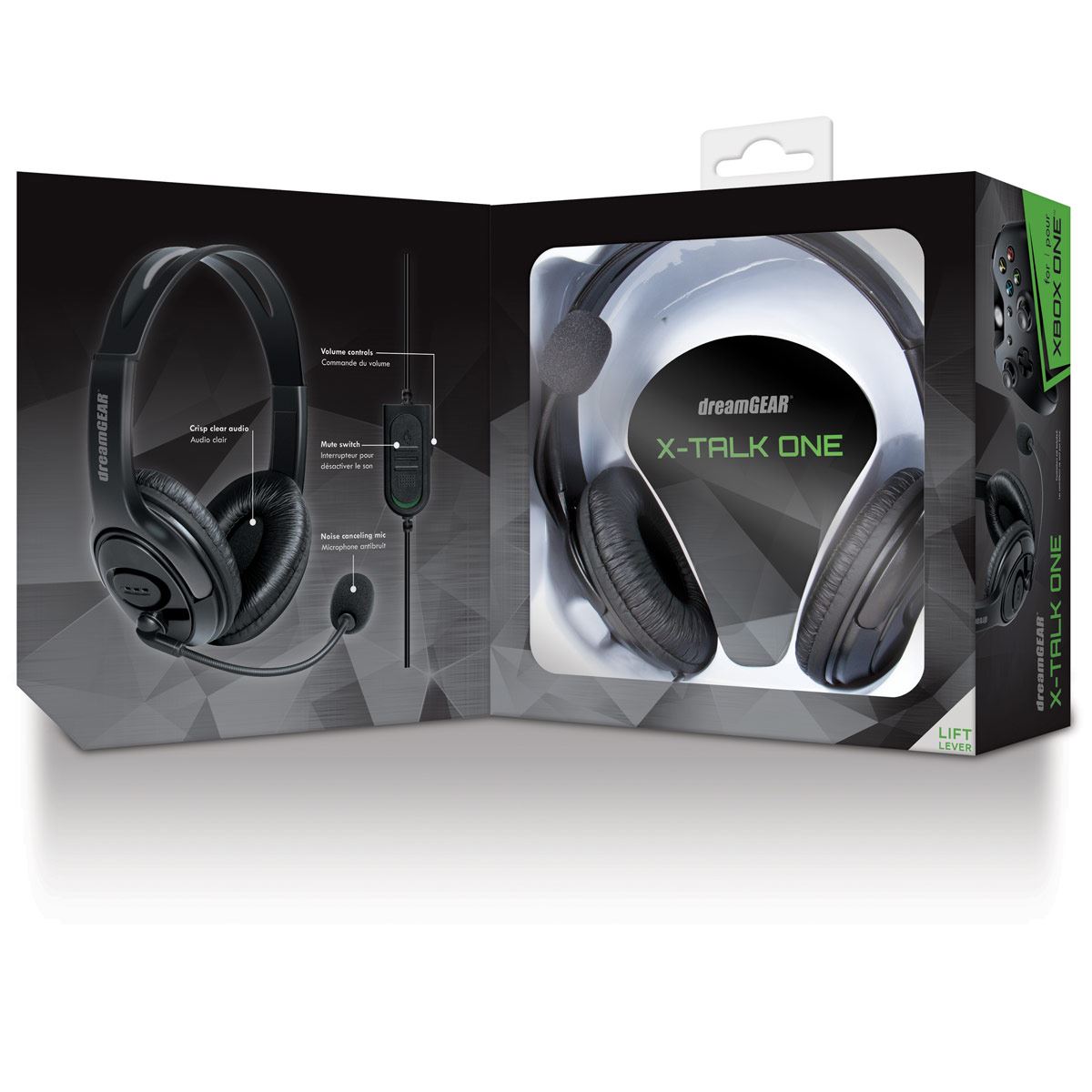 Diadema DreamGear Xbox One c/ Micrófono Negra
