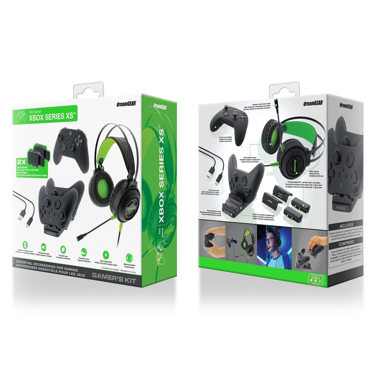 Dream Gear DGXBX-7601 Gamer's Kit XBOX Series XS Essential Accessoires [New  ]