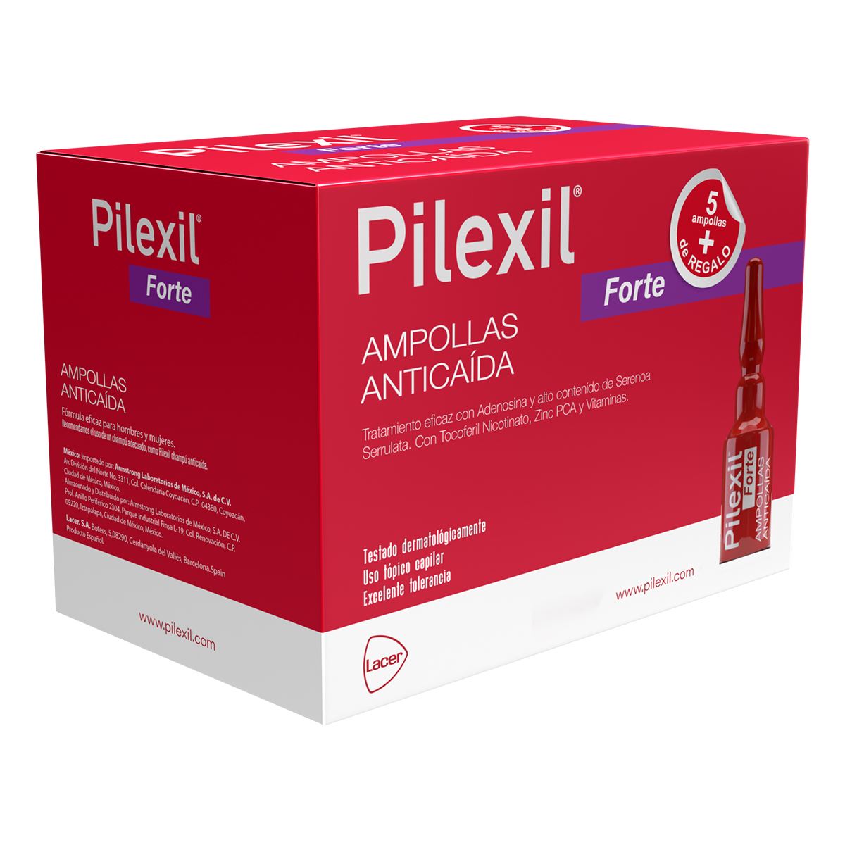 Pilexil forte anticaida 5 ml amp c/ 15 pz