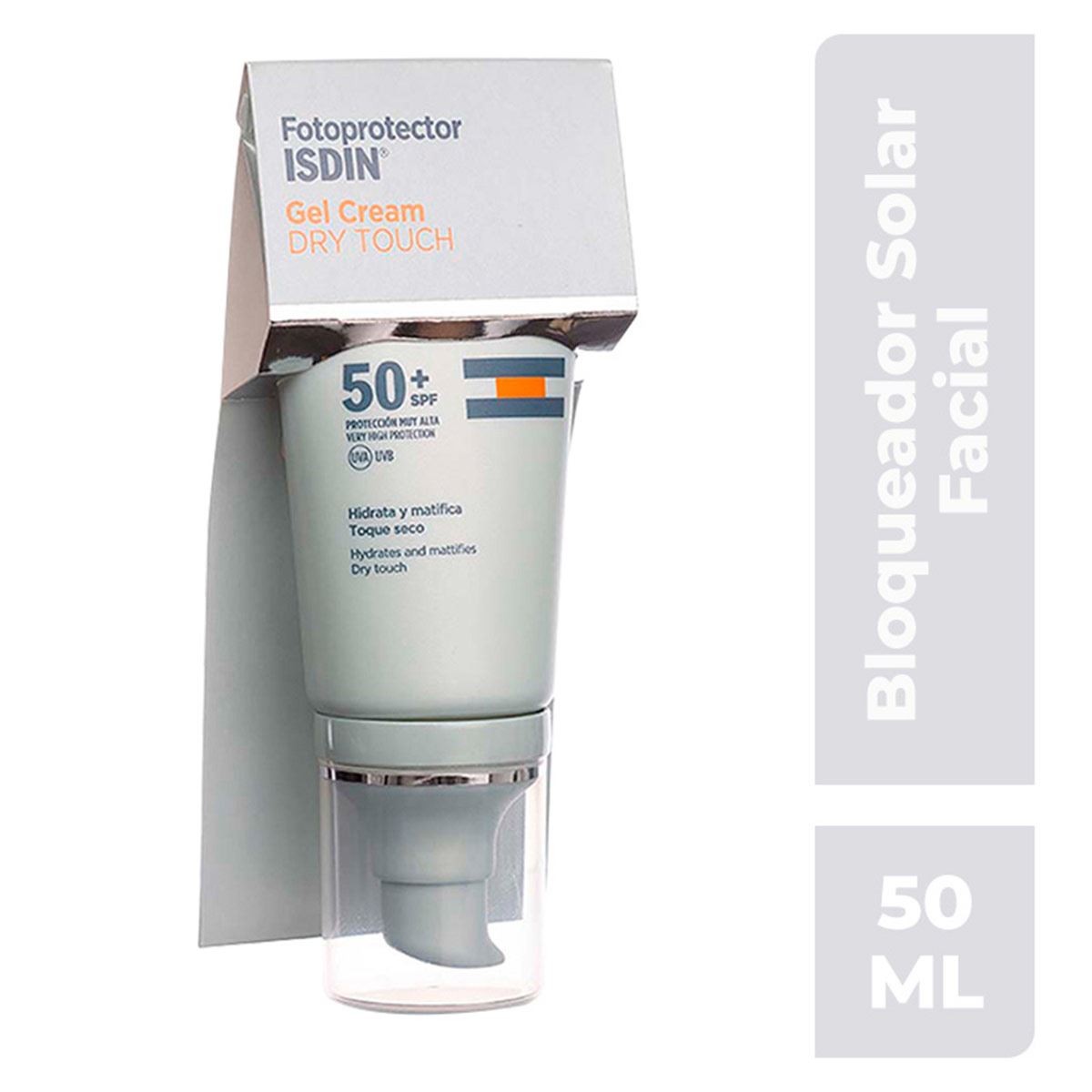 Fotoprotector Isdin 50+ Gel Crema Dry Touch 50ml