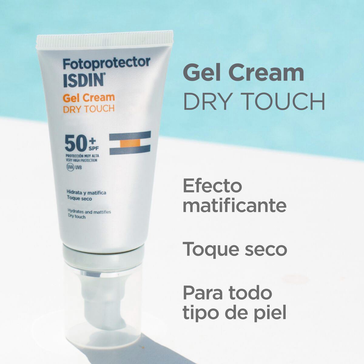 Fotoprotector Isdin 50+ Gel Crema Dry Touch 50ml