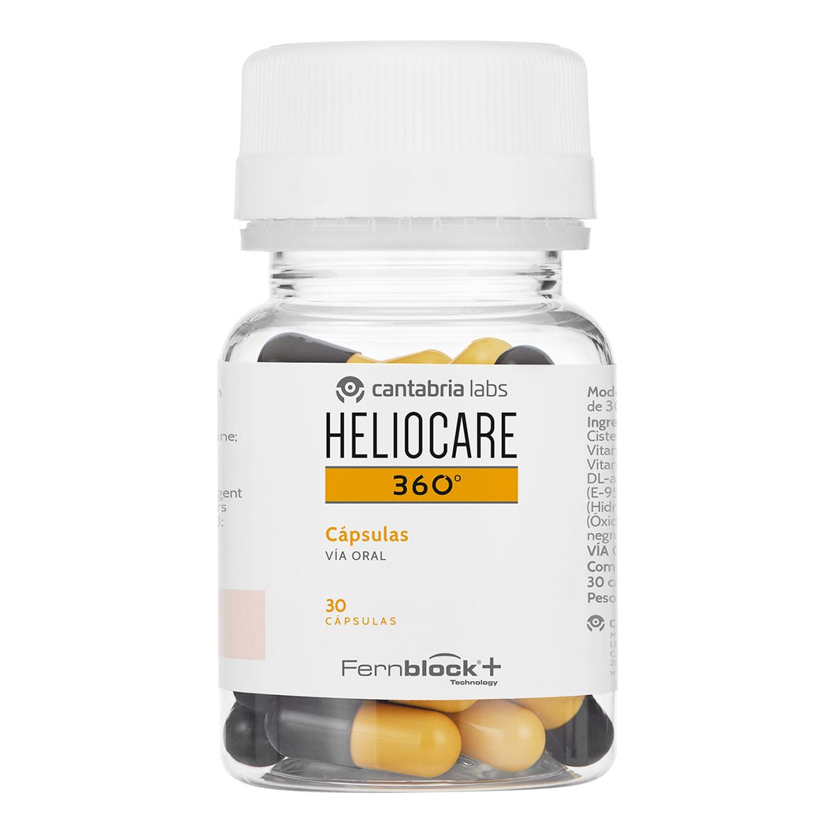 Fotoprotección Tópica 30 Cápsulas Heliocare 360°