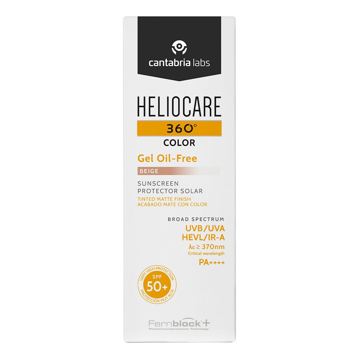 Heliocare 360 Color Gel Oil Free Beige 50 Ml