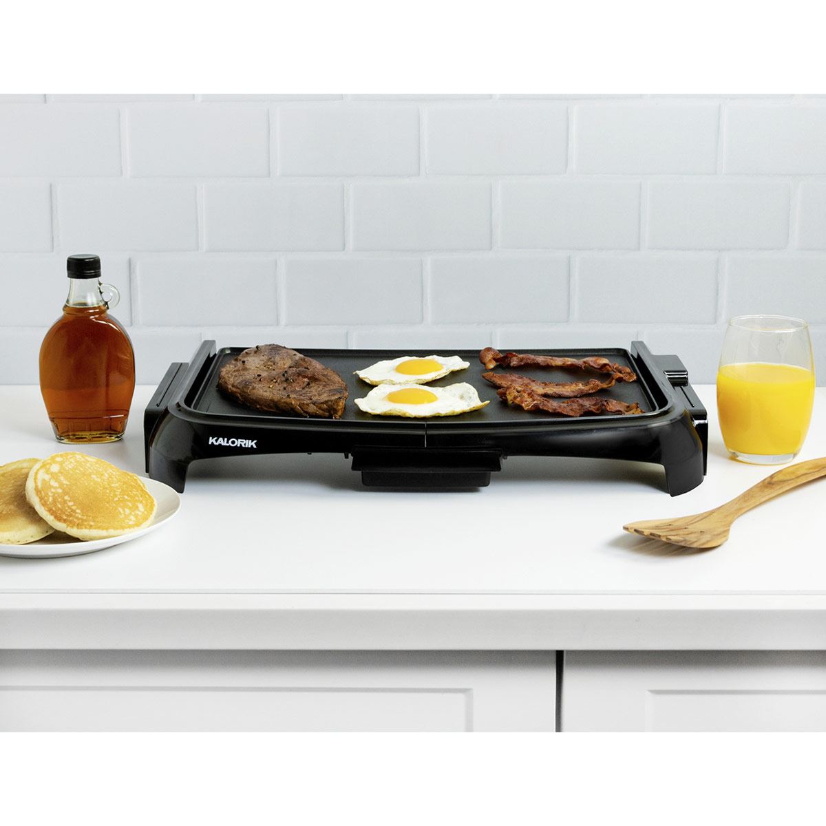 Kalorik Parrilla Plana Diamante Negro