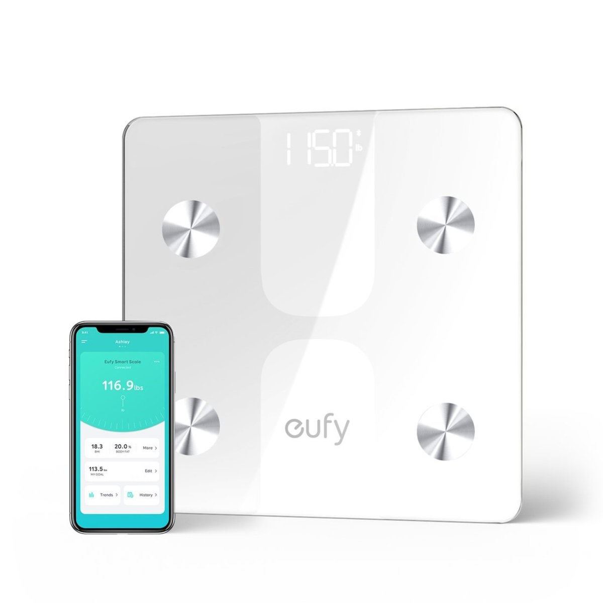 Báscula Inteligente Eufy Bodysense C1 Blanca