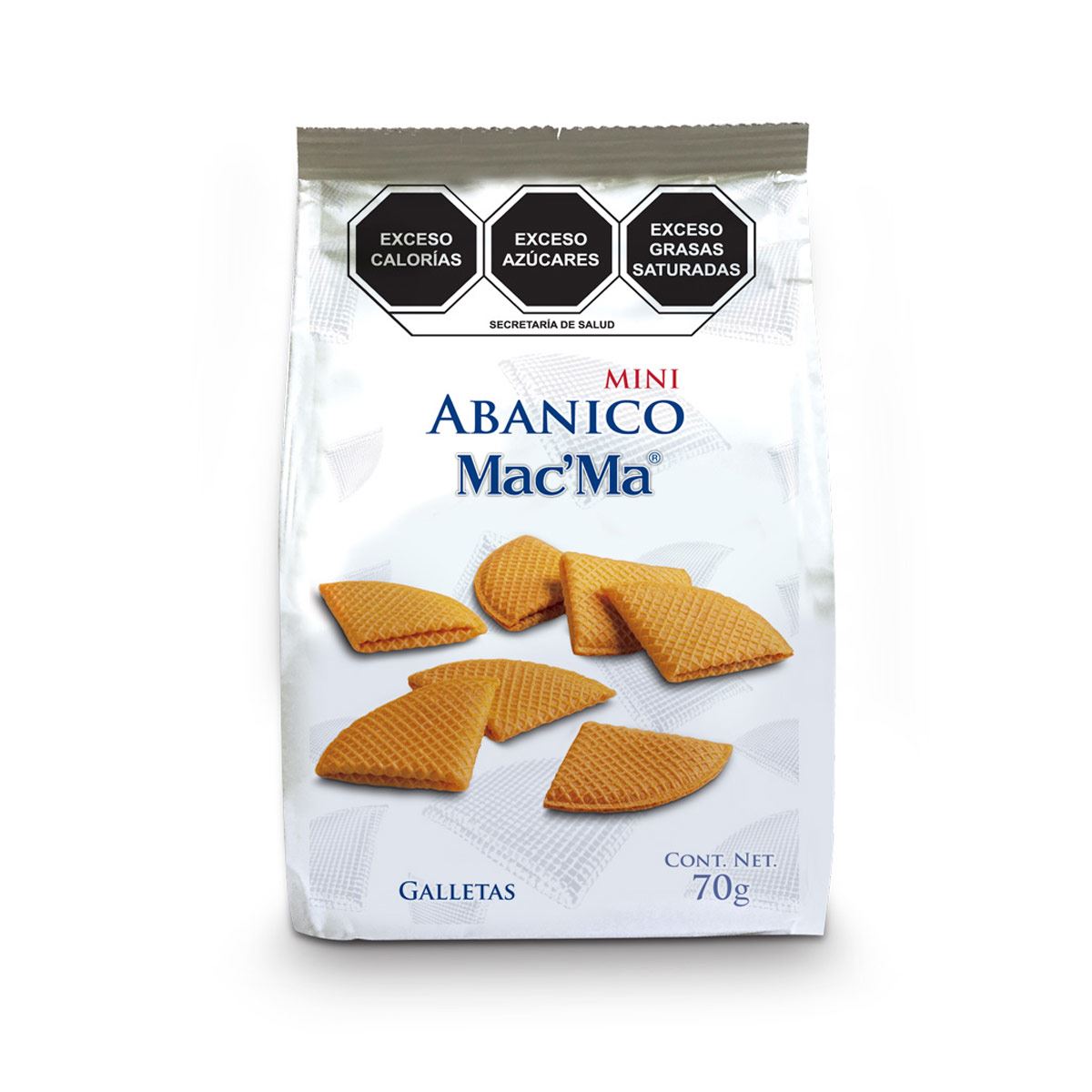 Bolsa de Galletas Mini Abanico Mac' Ma 70g
