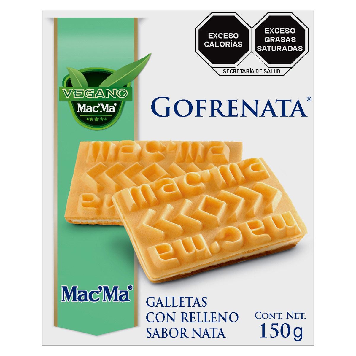 GALLETA GOFRENATA VEGANA