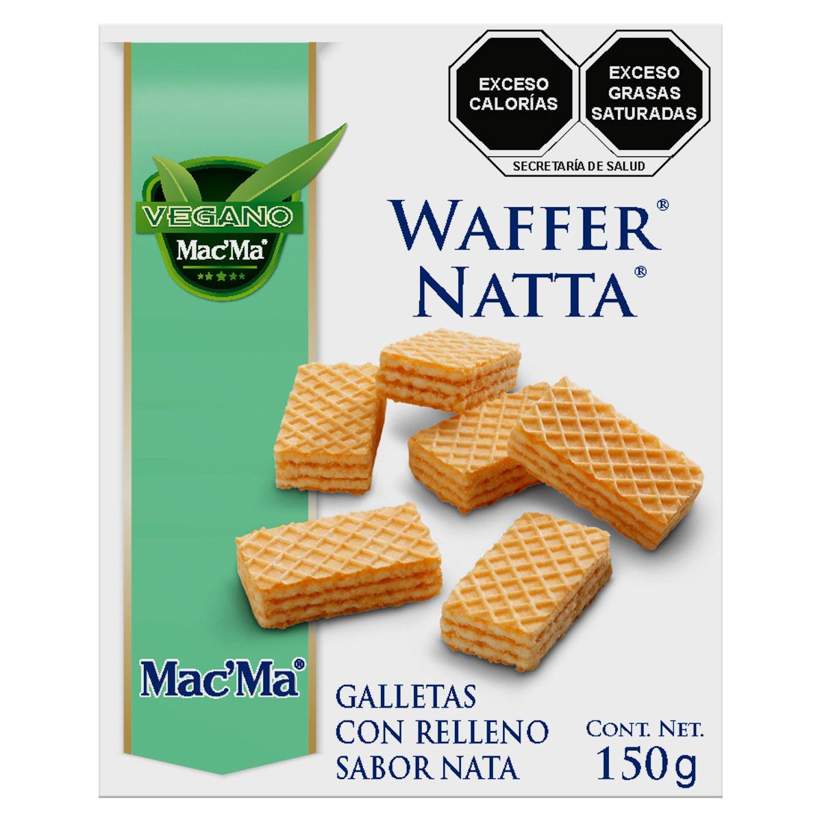 GALLETA WAFER NATTA VEGANA