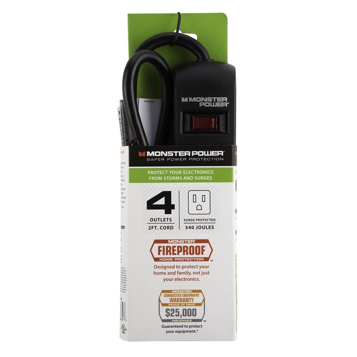 Kit TV Soporte, Supresor, Cable HDMI, Limpiador Monster