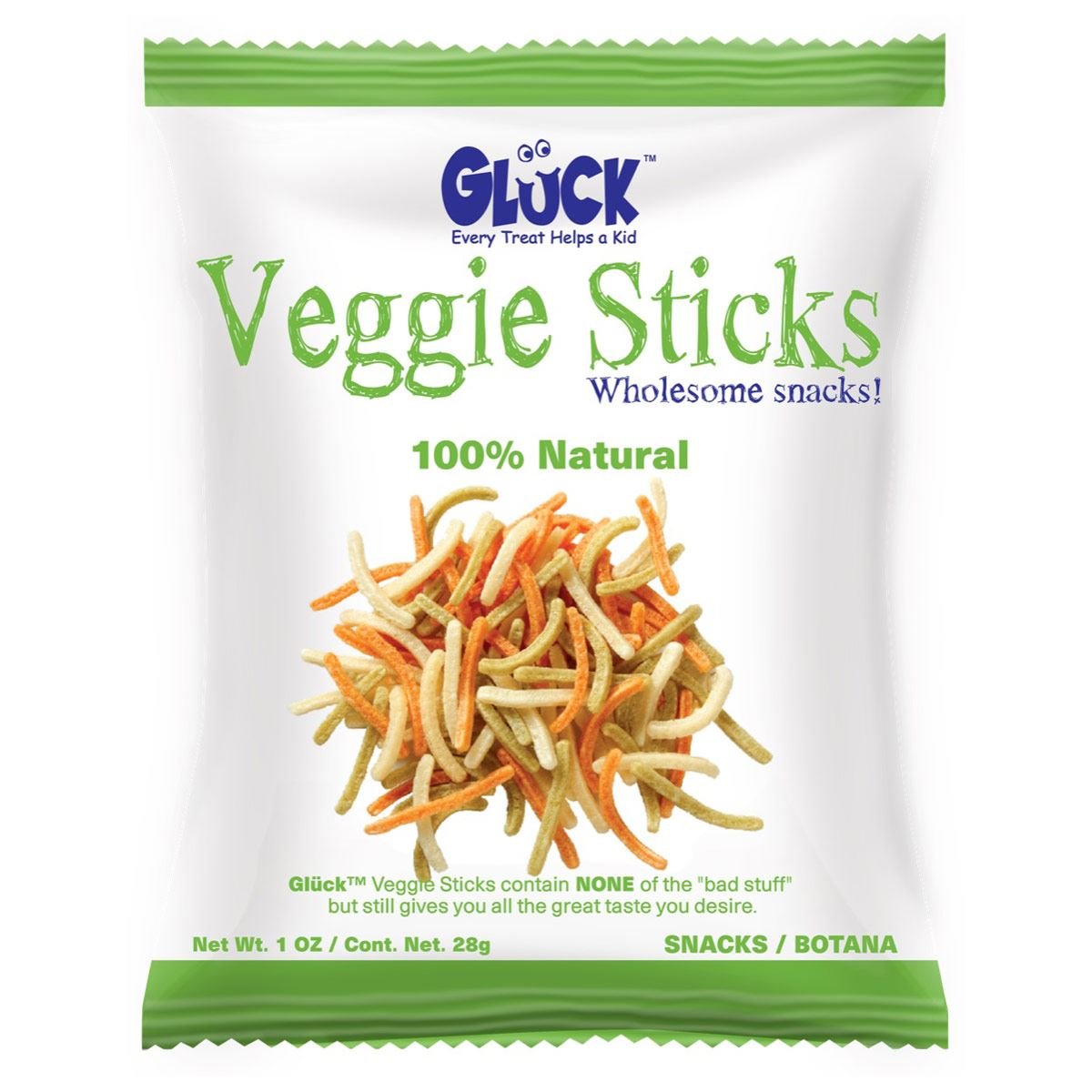 Veggie Sticks 28 gramos Glück